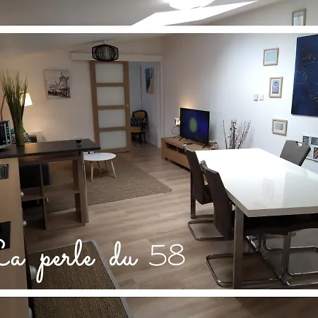 La Perle Du 58 - T2 Parking Wifi Terrasse Clim Appartement